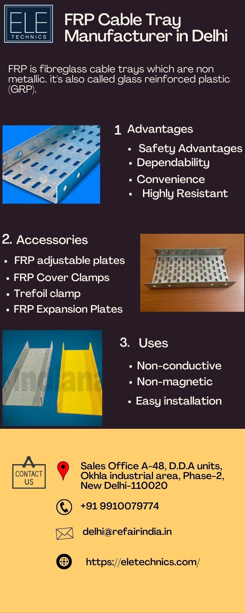 Buy Electrical Perforated Cable Tray In Delhi Guptashivi Medium