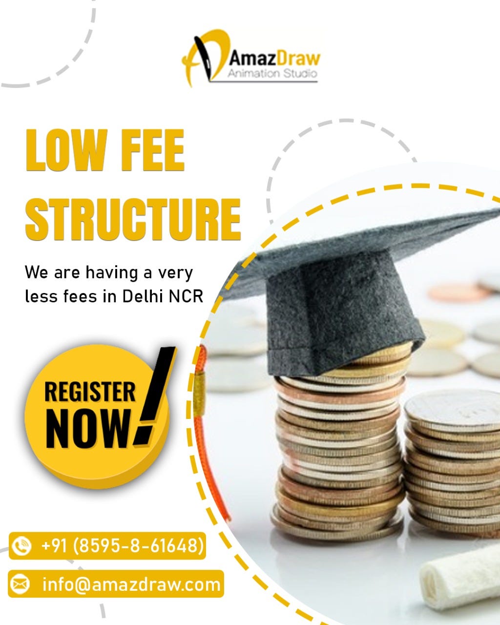 Best Animation Training in NCR & Animation Course in Delhi AmazDraw