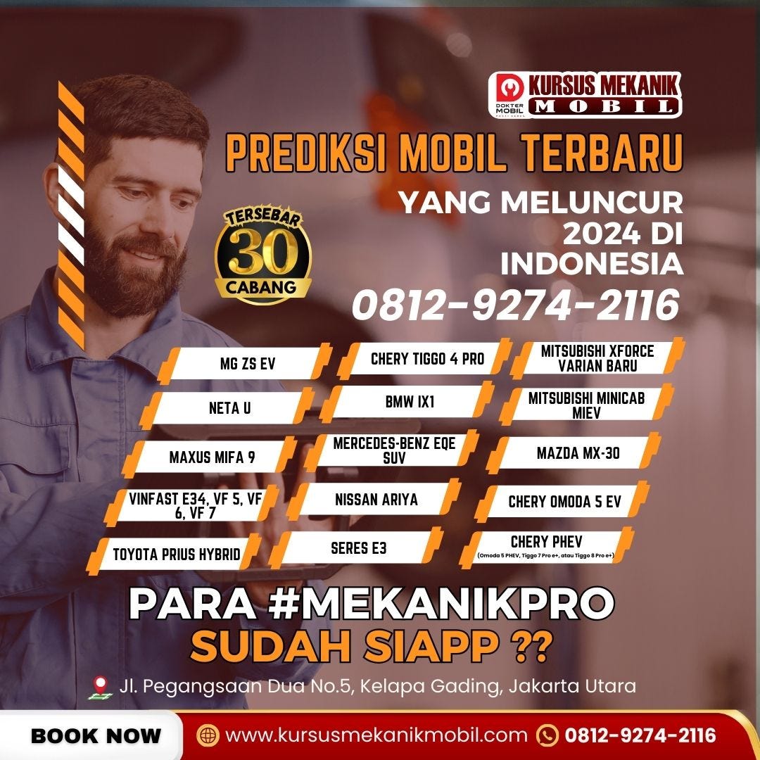 Seat TERBATAS!! Sekolah Service Tune Up Engine Mobil Terdekat Jakarta