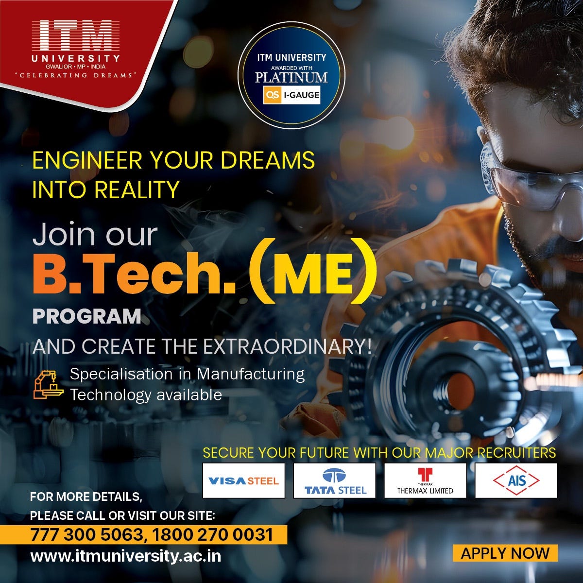 ITM University Gwalior Secures Victory at All India Inter University