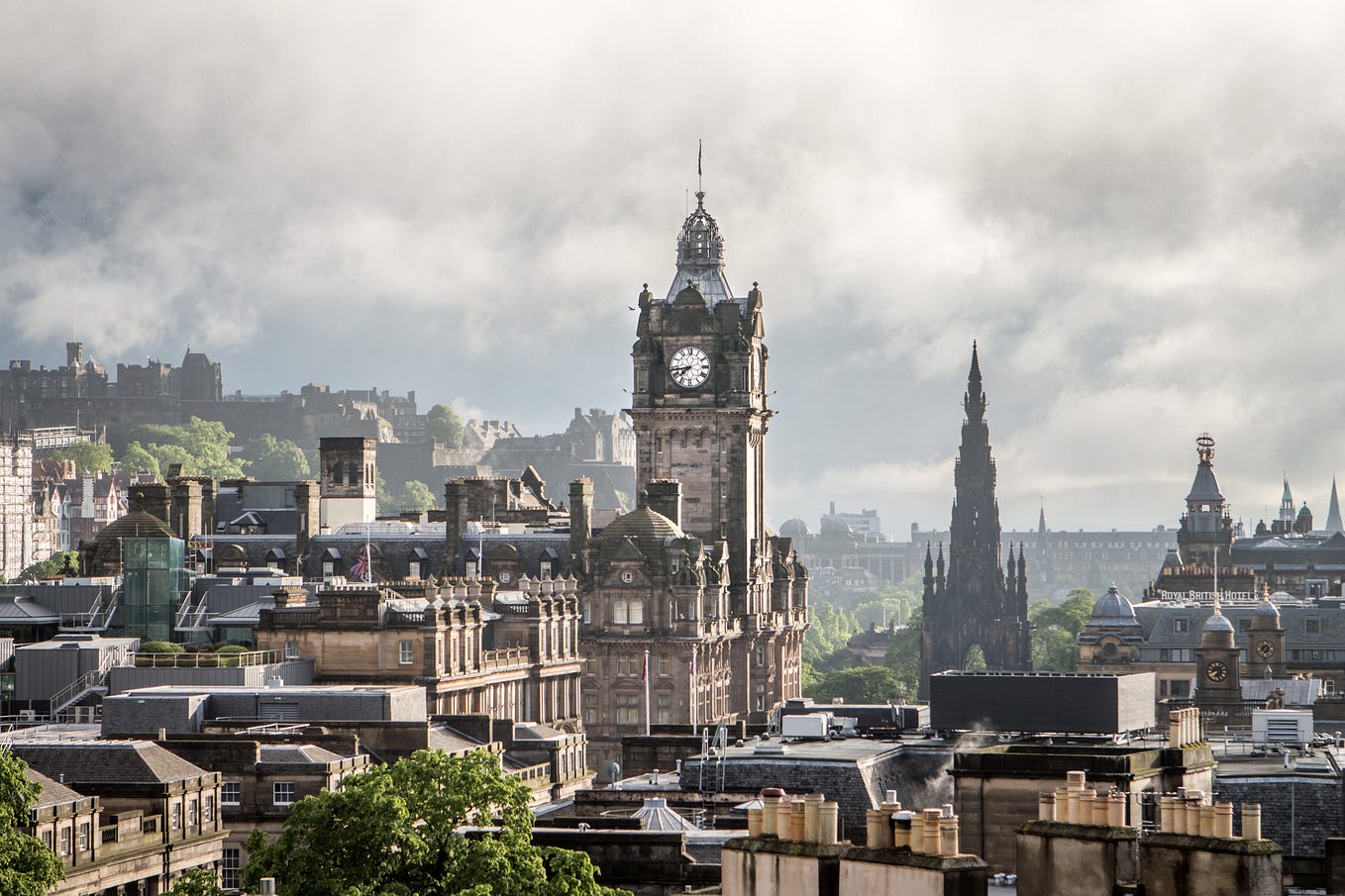 Edinburgh clock tower