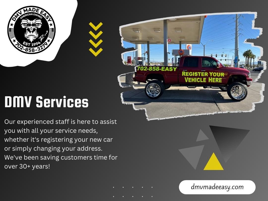 Vehicle Registration Nevada DMV Made Easy Medium