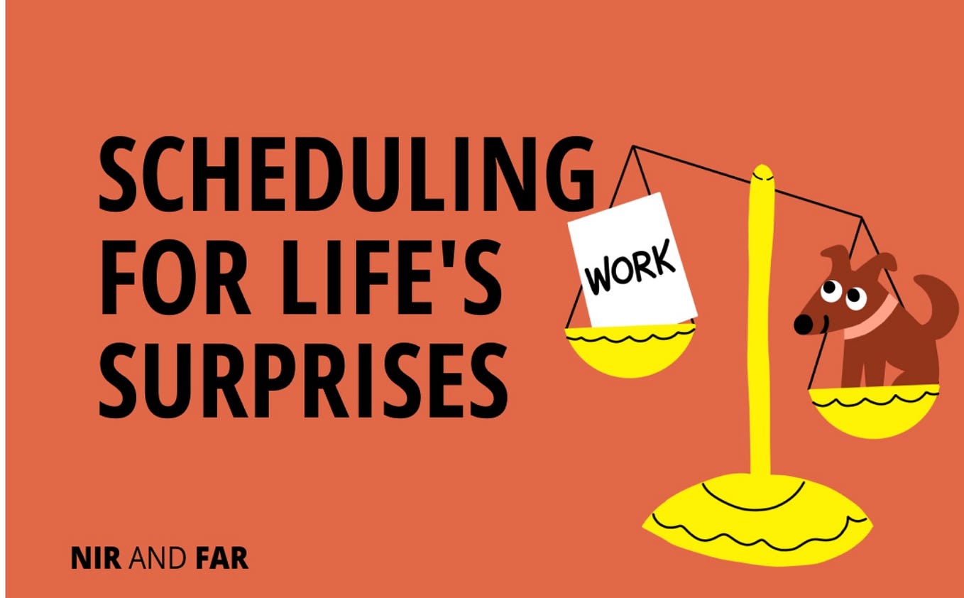 Scheduling for Life’s Surprises: When Timeboxing is Toast
