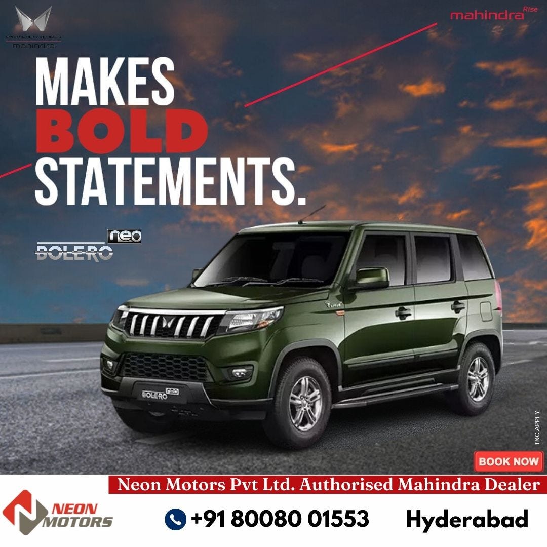 Which is the best Mahindra Showroom in Narapally? by Neonhyundai Medium