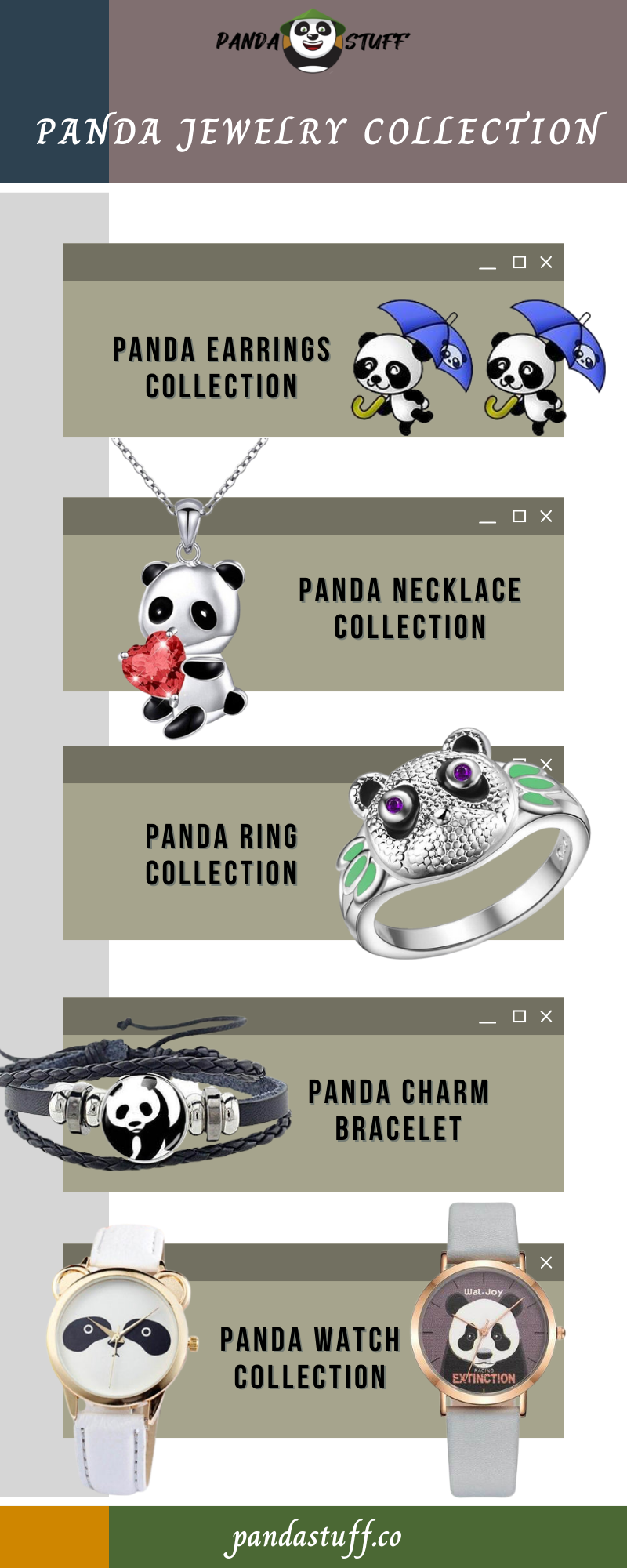 Buy the Panda Stuff Collection Online - Pandastuff - Medium