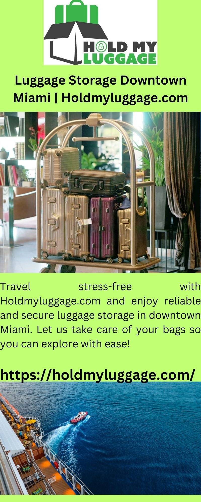 Miami Luggage Storage Airport Hold my luggage Medium