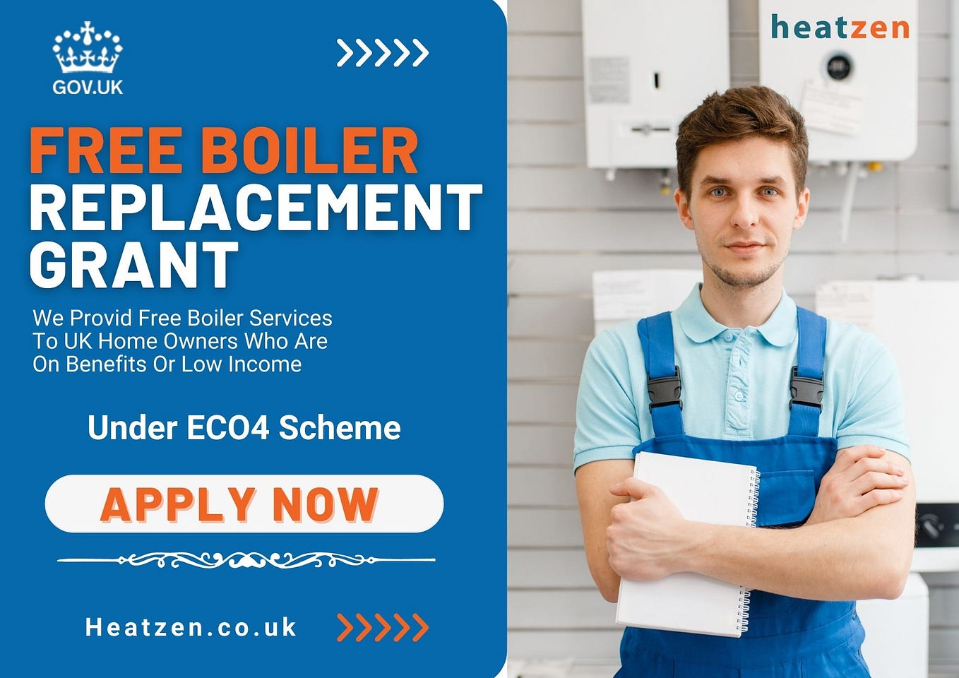 Free Boiler Replacement And Central Heating Grant by Heatzen Free