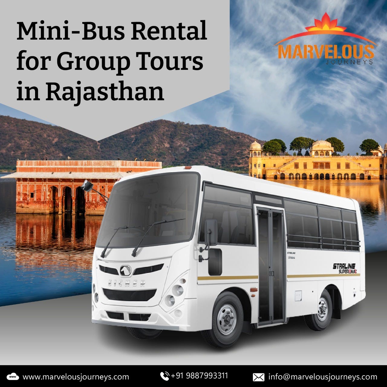 Bus Rental Rajasthan marvelous journeys Medium
