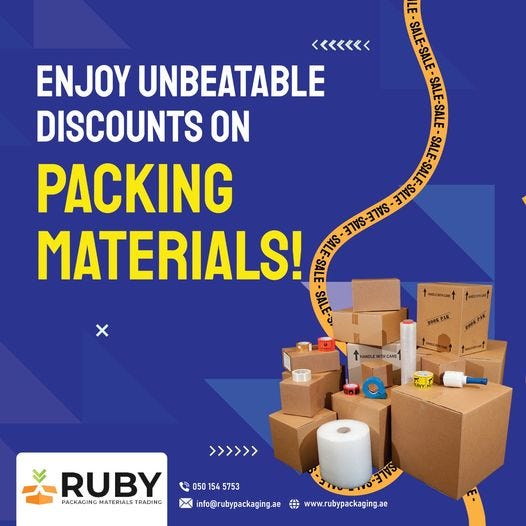 Packing Material Suppliers in Dubai Optimal Solutions for Your