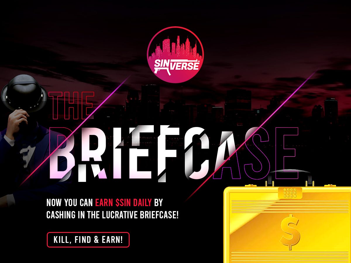 SinVerse’s Game-Changing Update: Briefcase Frenzy with SIN token prizes and Major Enhancements in…