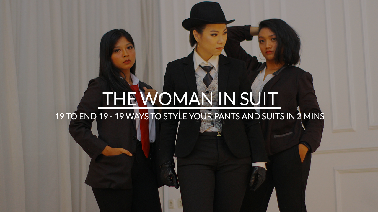 How and where to wear a women's pants suit. A complete guide