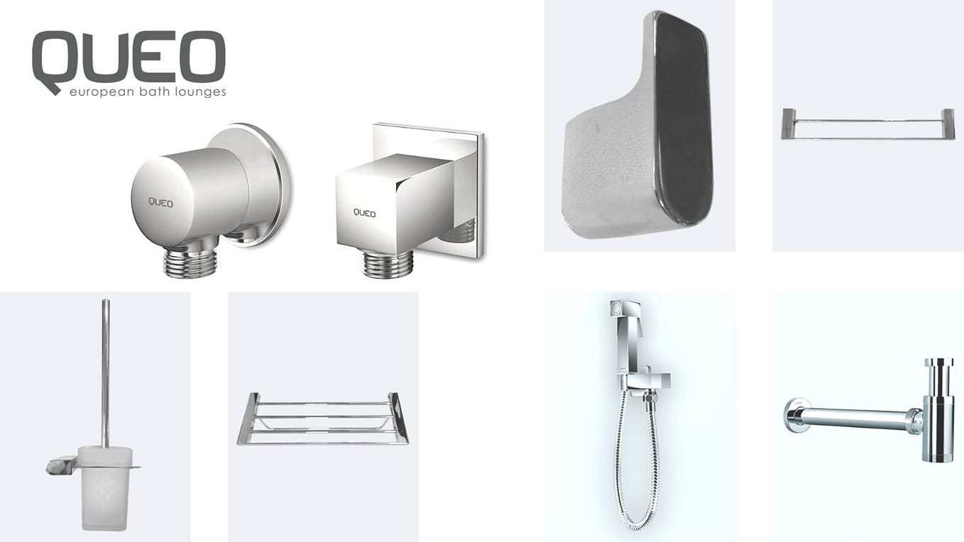 Bathroom Accessories Set For Bathroom Fittings - QUEO Bathrooms - Medium