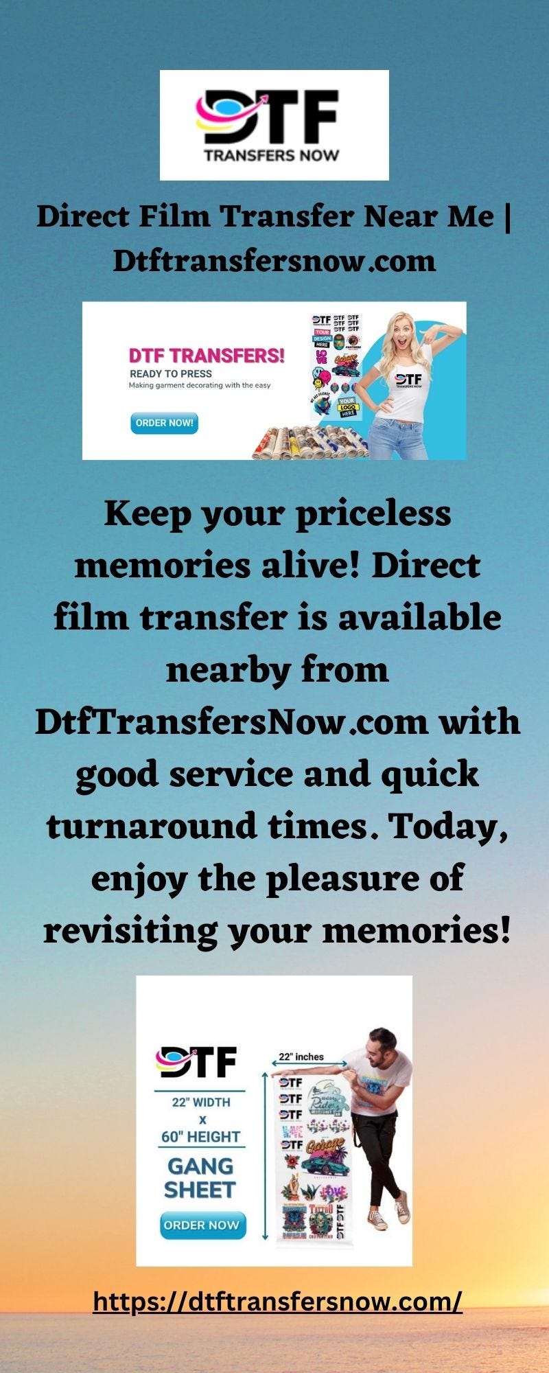 Understanding The Power of Direct Film Transfer with DTF Transfers Now