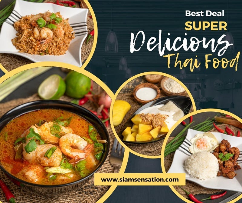 Why choose to the authentic Thai food Singapore? by Siamsensation Medium
