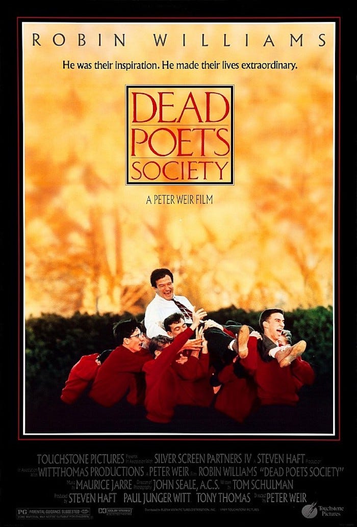 30 Days of Screenplays, Day 8: “Dead Poets Society”