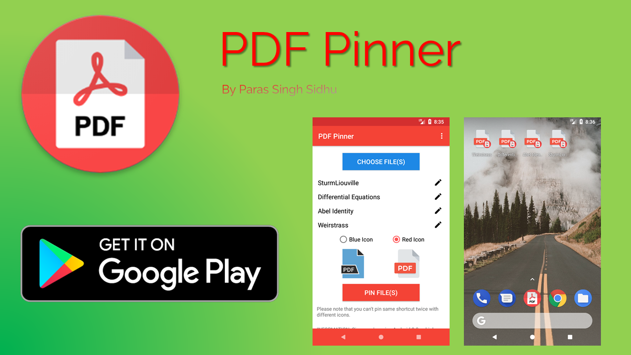 Google Play Store, PDF