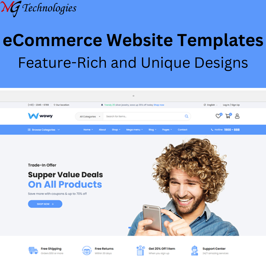 Top Free ECommerce Website Templates For Your Online Store ...