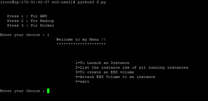 Developing a Python Program with a Menu Interface that Combines ...
