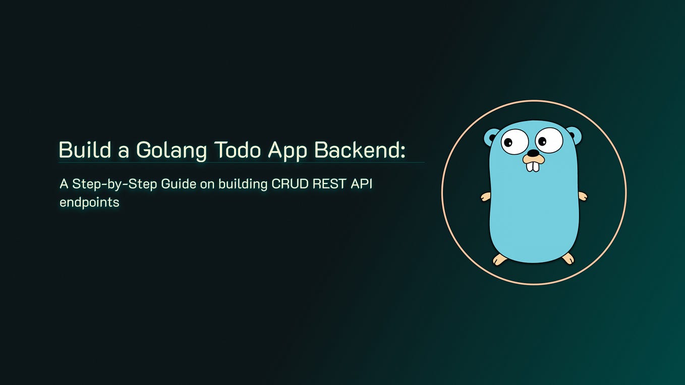 Creating a ProductionReady Rest API With Go by Antonio Payá González