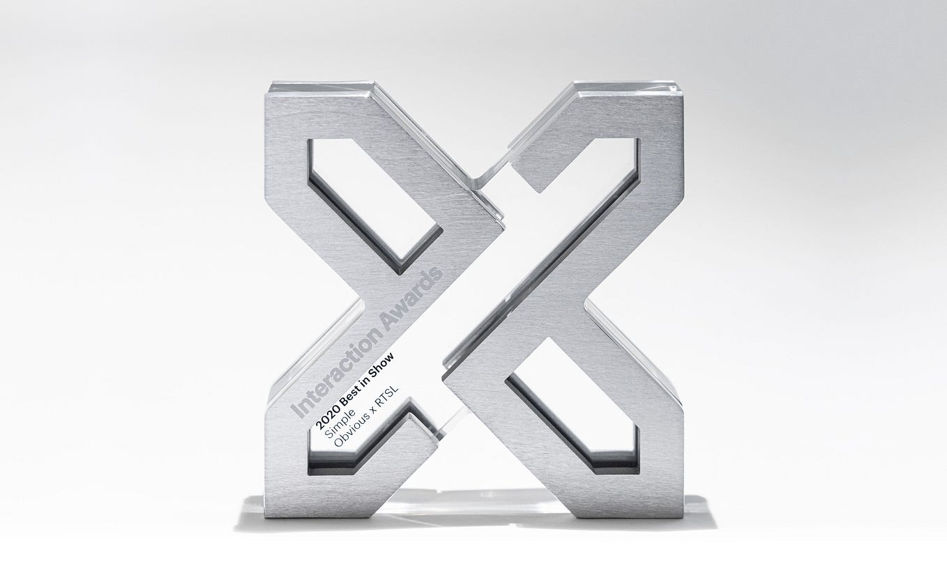 Simple wins “Best in Show” at the IxDA Awards in Milan