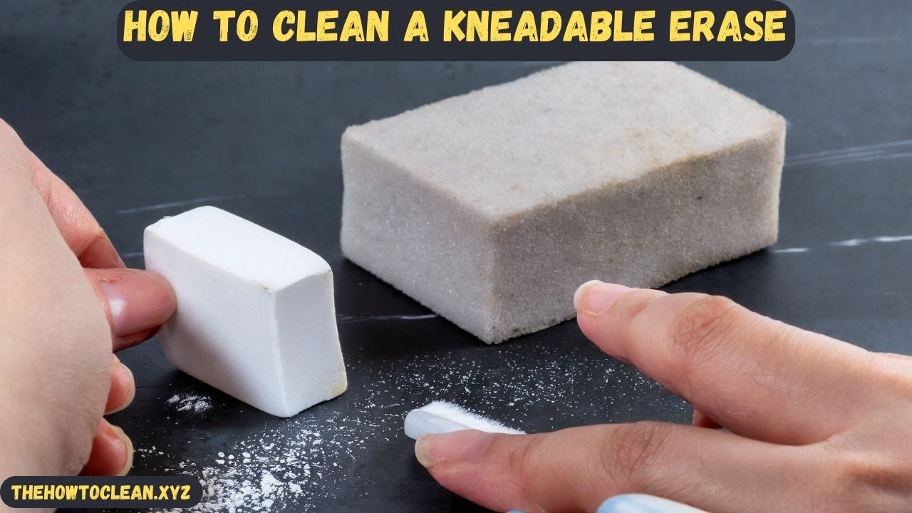 How to Make a Kneaded Eraser Soft