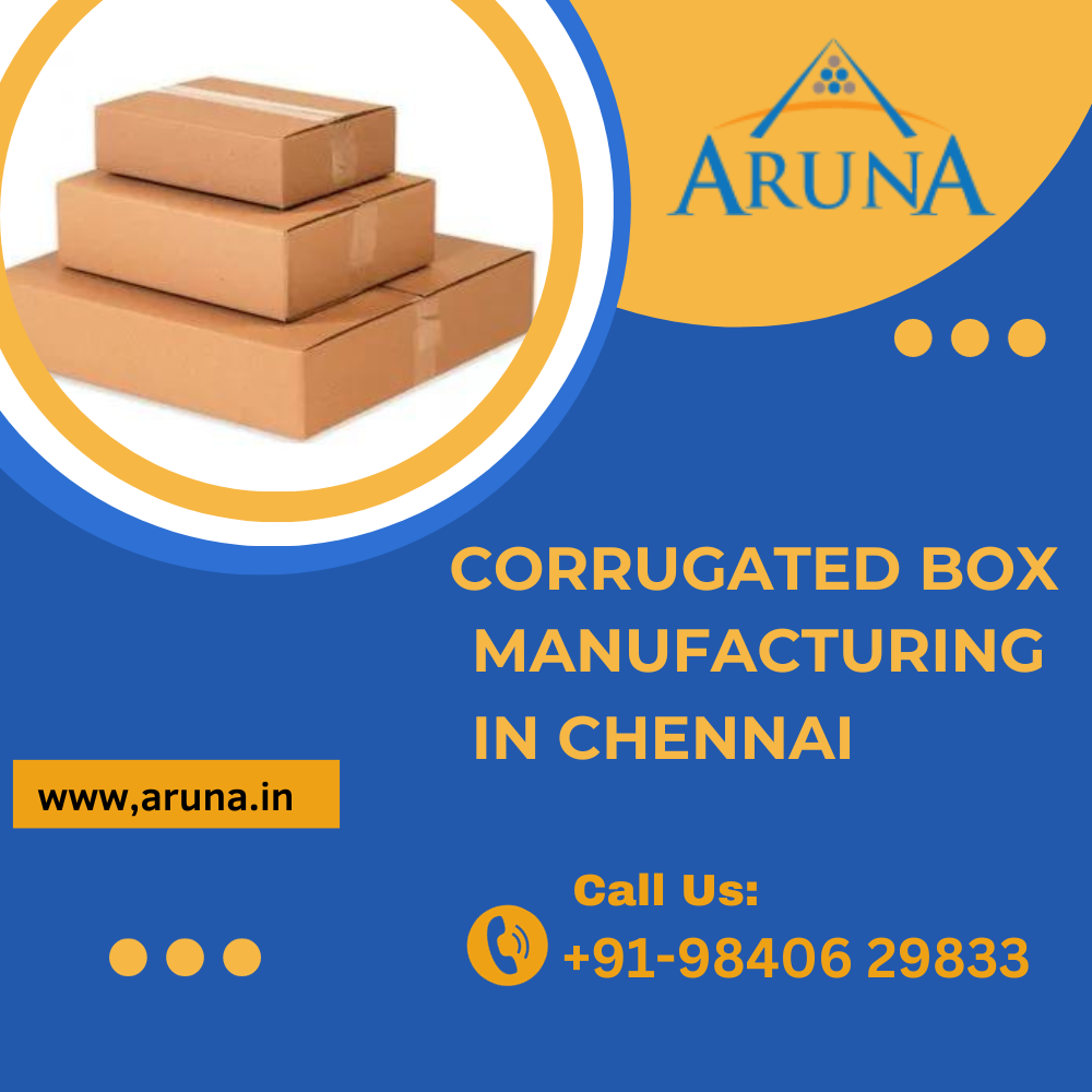 Best Corrugated Carton Box Manufacturers near me in Chennai. aruna