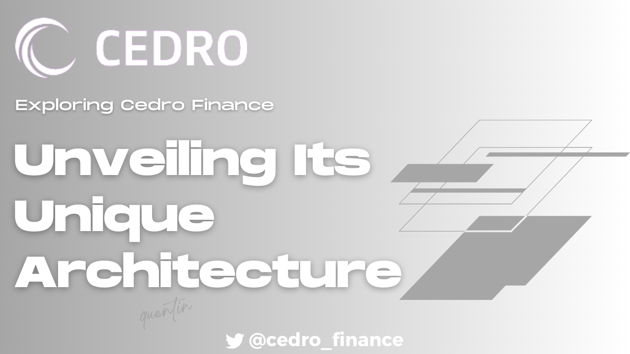 CEDRO FINANCE — Empowering Users with Cross-Chain Decentralized ...