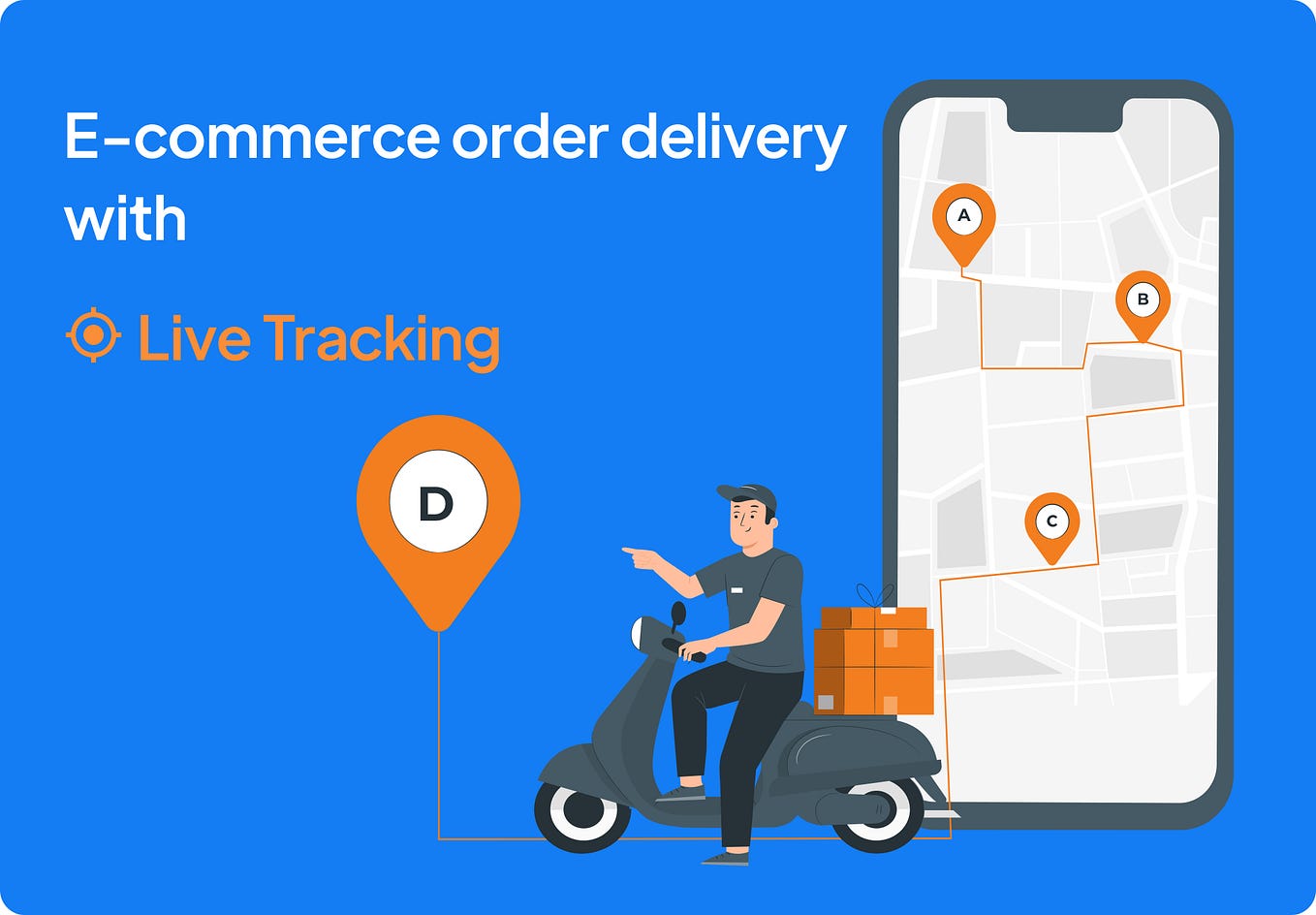 ecommerce order delivery with live tracking