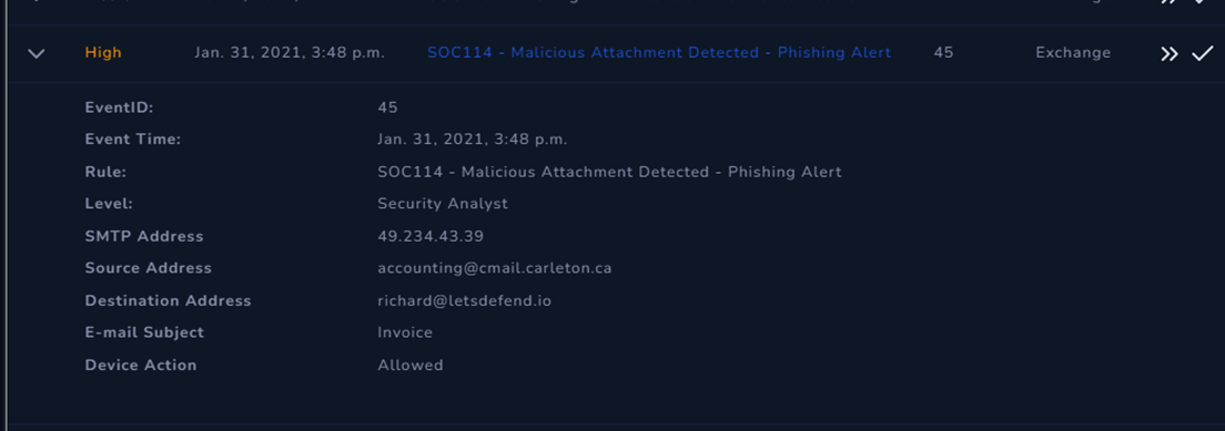 LetsDefend on X: FREE SOC ALERT: ZeroFont Phishing 🎣 Hackers