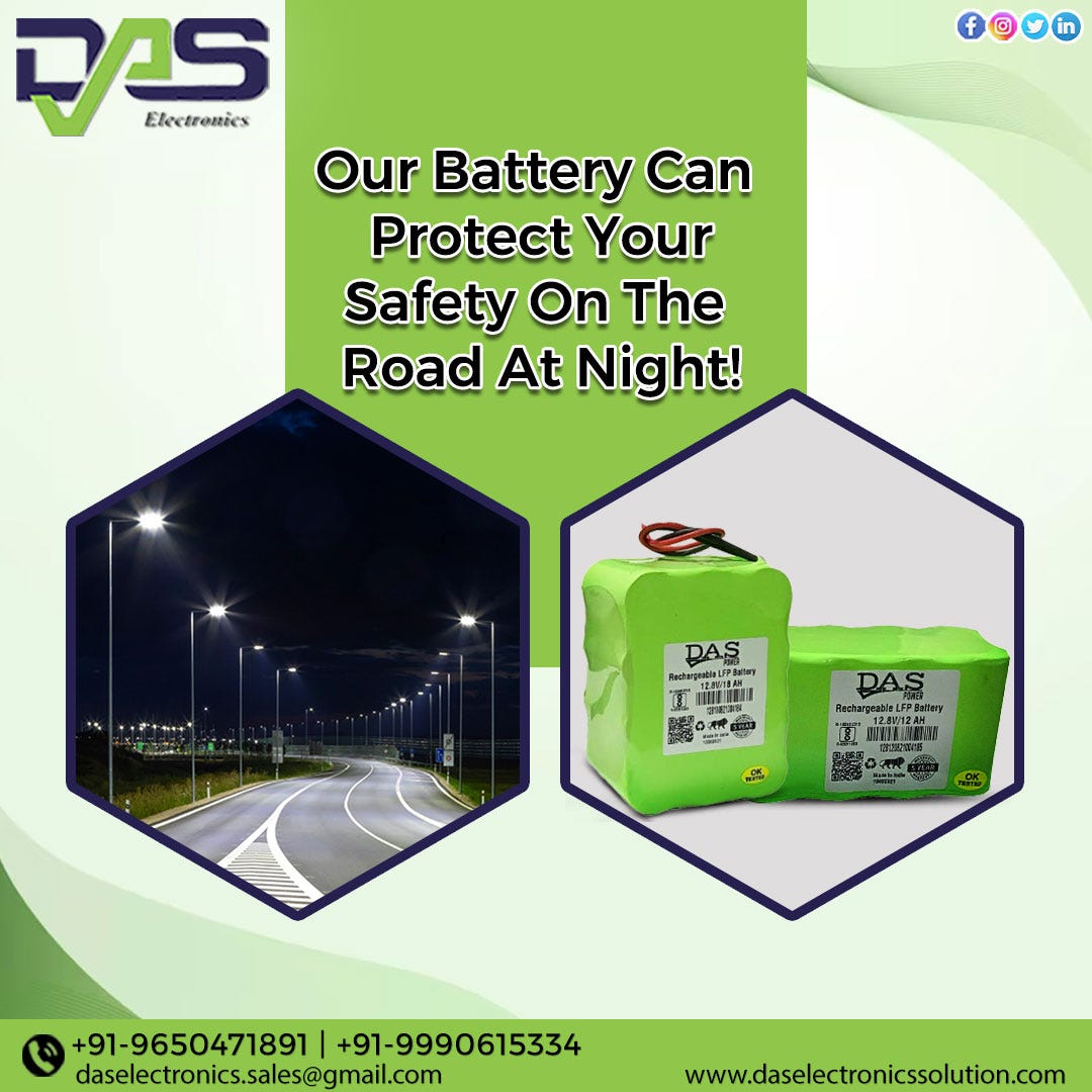 Working Of lithiumion battery manufacturers for street lights in India