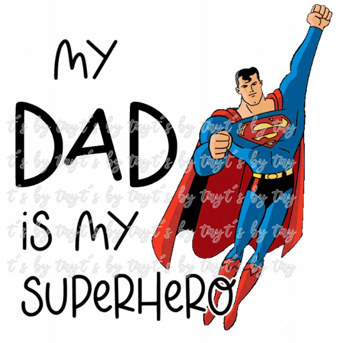 Instant download Father’s Day card, Superhero Fathers day Card, Super ...