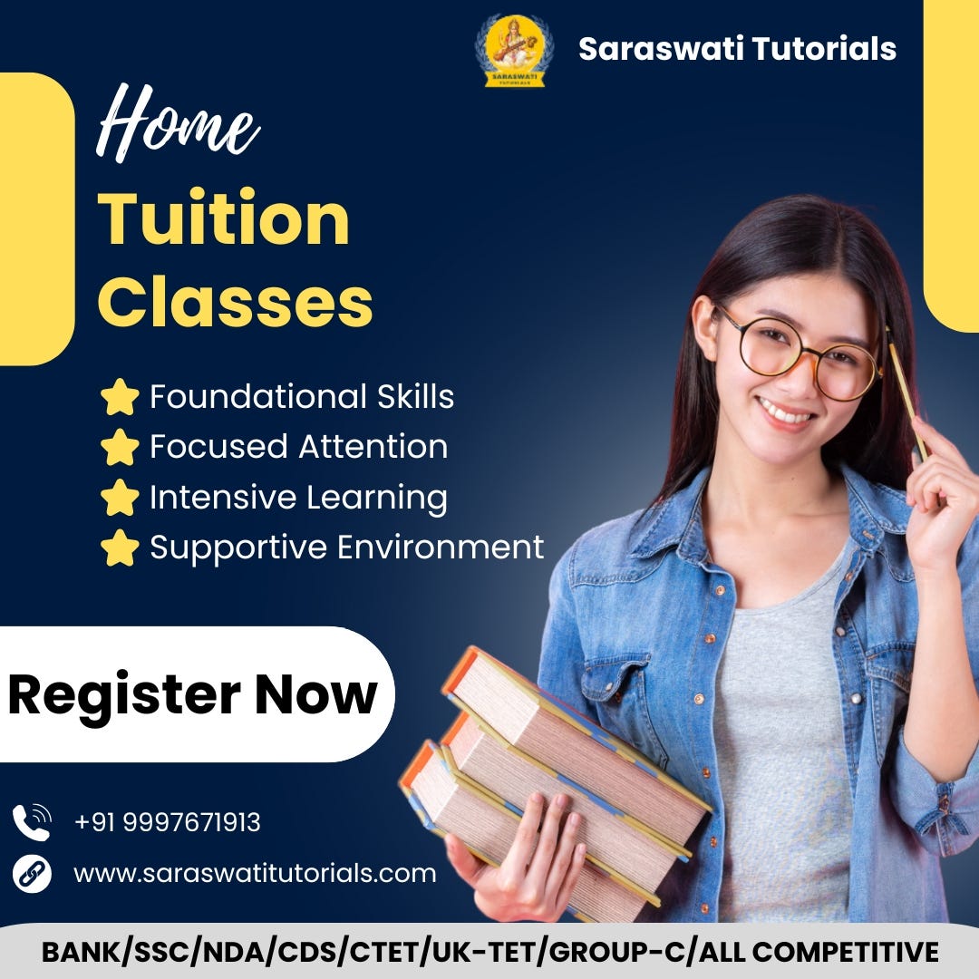 Home Tuition For Class 5 in Dehradun- Saraswati Tutorials | by ...
