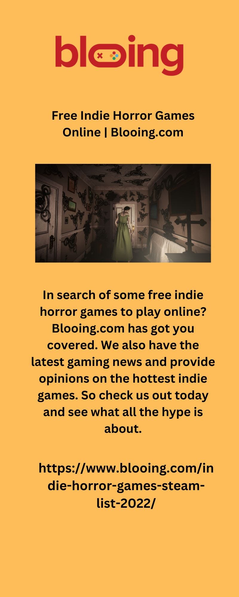 Free Indie Horror Games Online  Blooing.com - blooing - Medium