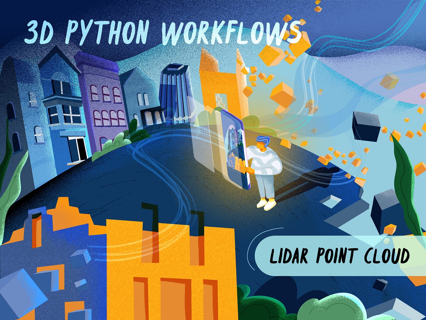 3D Python Workflows for LiDAR City Models: A Step-by-Step Guide by Florent Poux