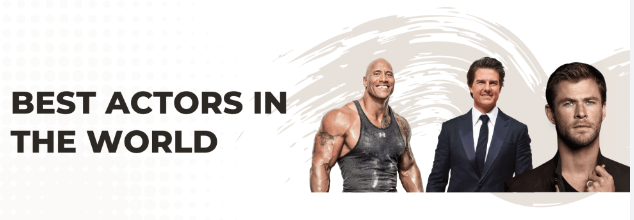 Top 10 List of the Most Handsome Men in the World for 2023 Along with ...
