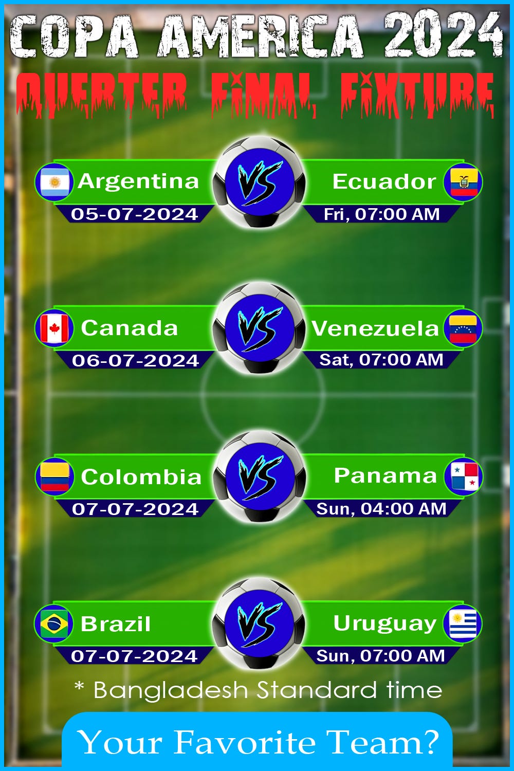 Copa America 2024 Semi Final. The Copa America 2024 semifinals coming