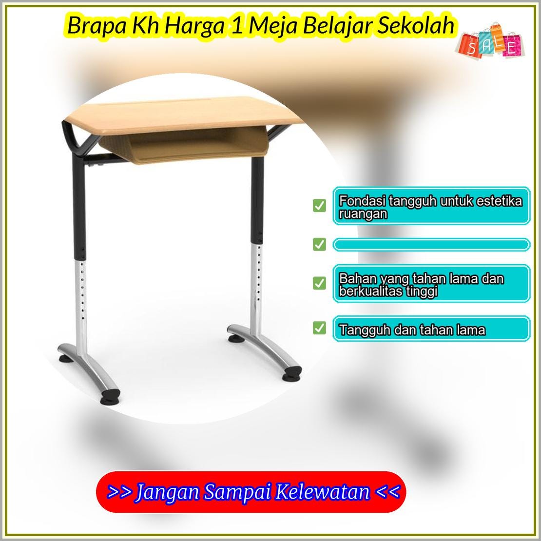 Harga Meja Belajar Smp Biasa - Kursikampus - Medium