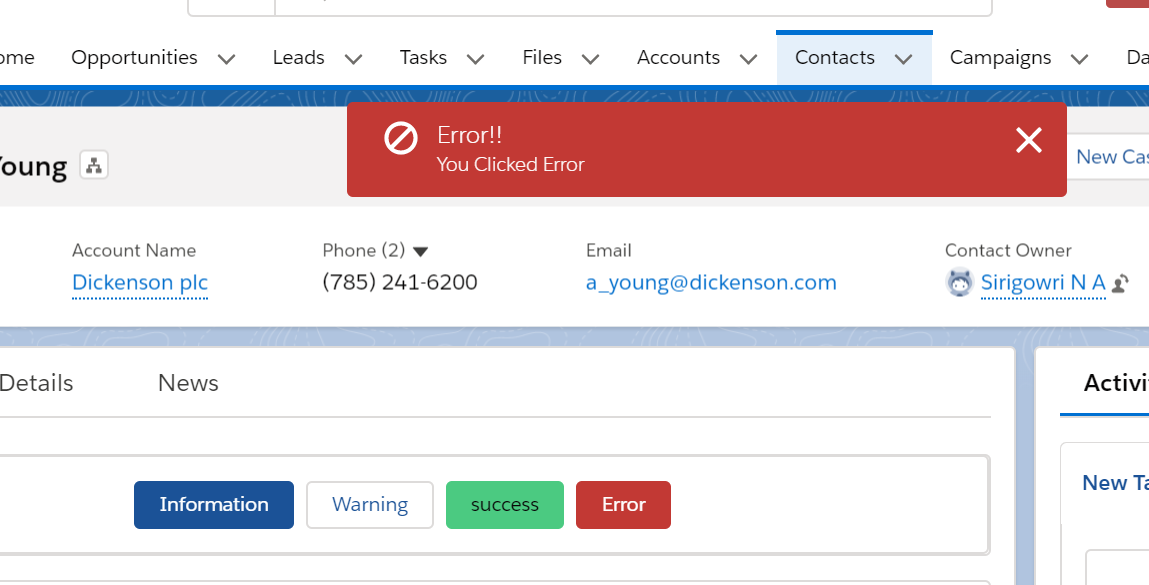 Toast Messages in Lightning. Why do we use toasts … by Sirigowri kap