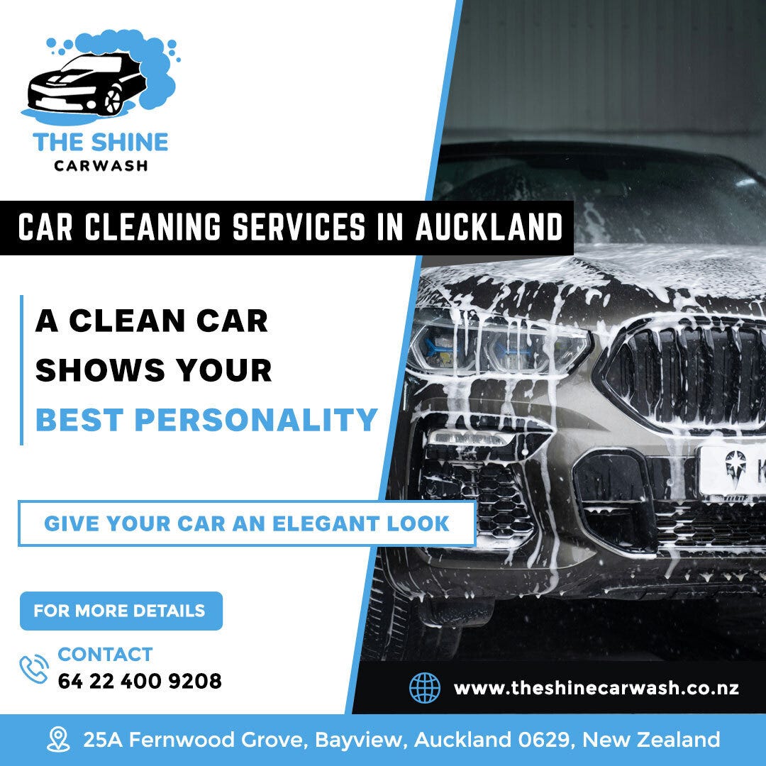 The Ultimate Car Care Experience The Shine Car Wash in Auckland by The shine car wash Apr