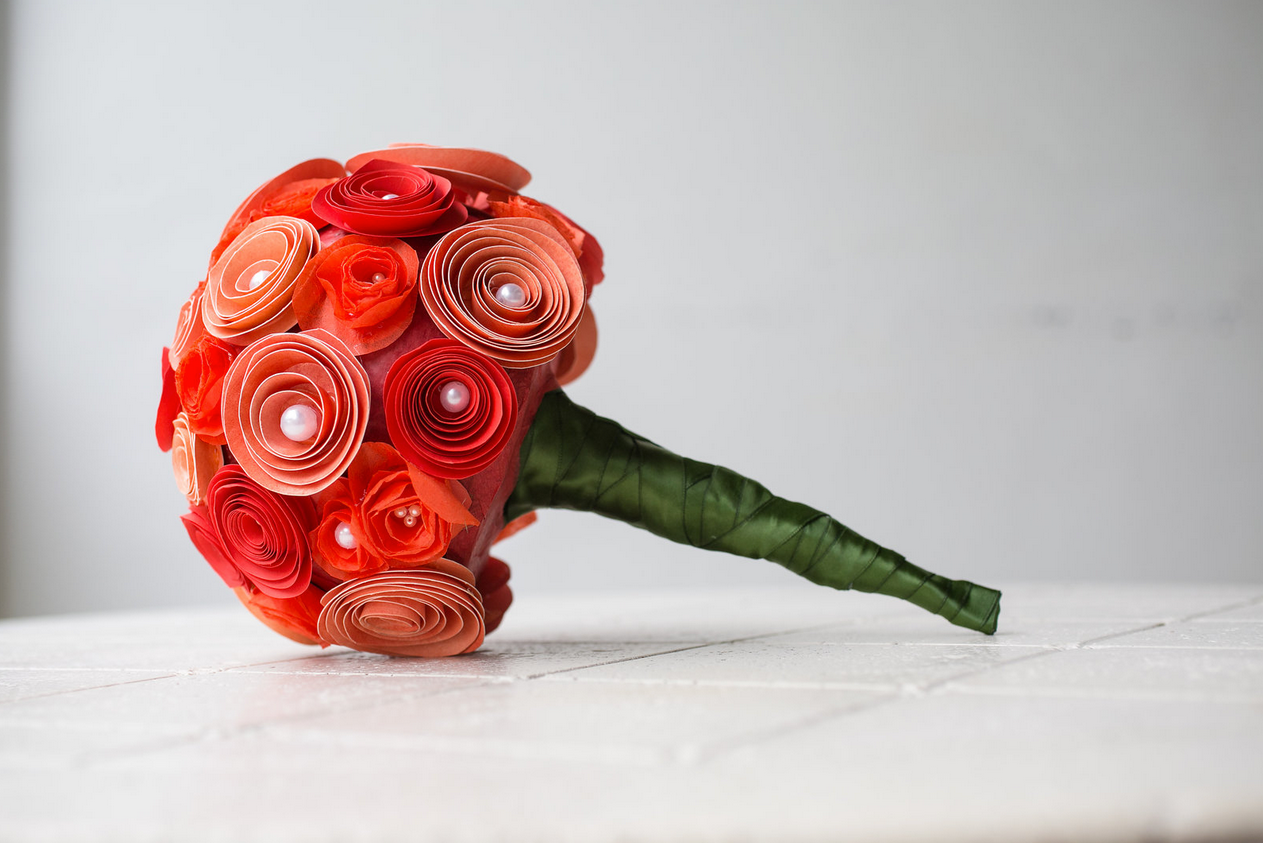 Make Your Own Paper Bouquet. From prototype to final product