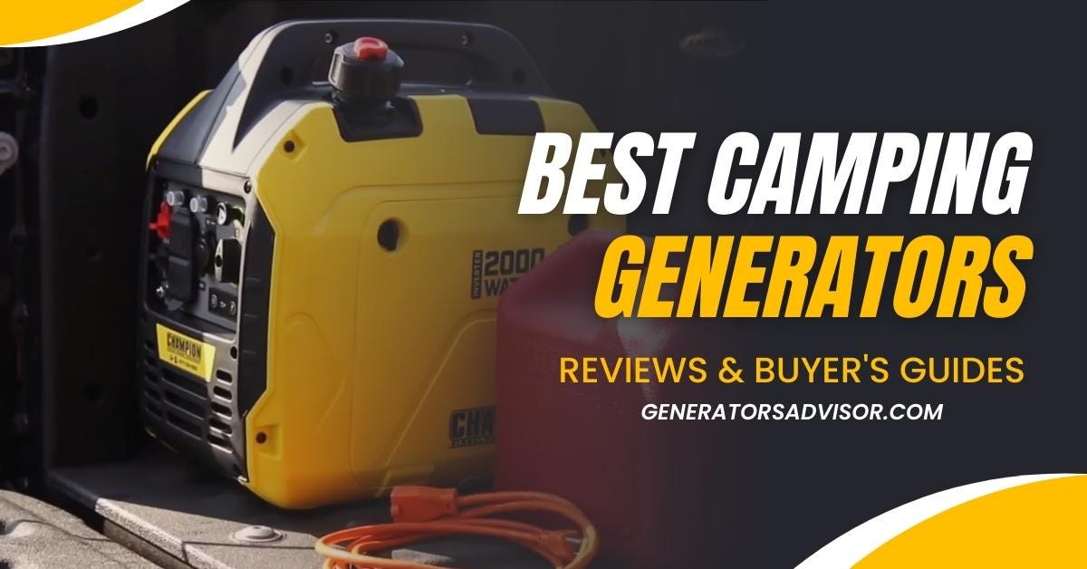Top 10 Best Generator For Camping Trailer review with ultimate buying guides. It is a fact that
