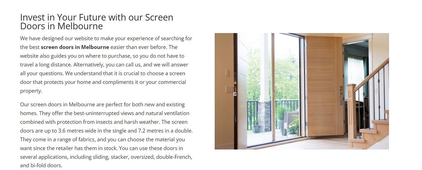 Screen Doors Melbourne Phantom Screens Medium