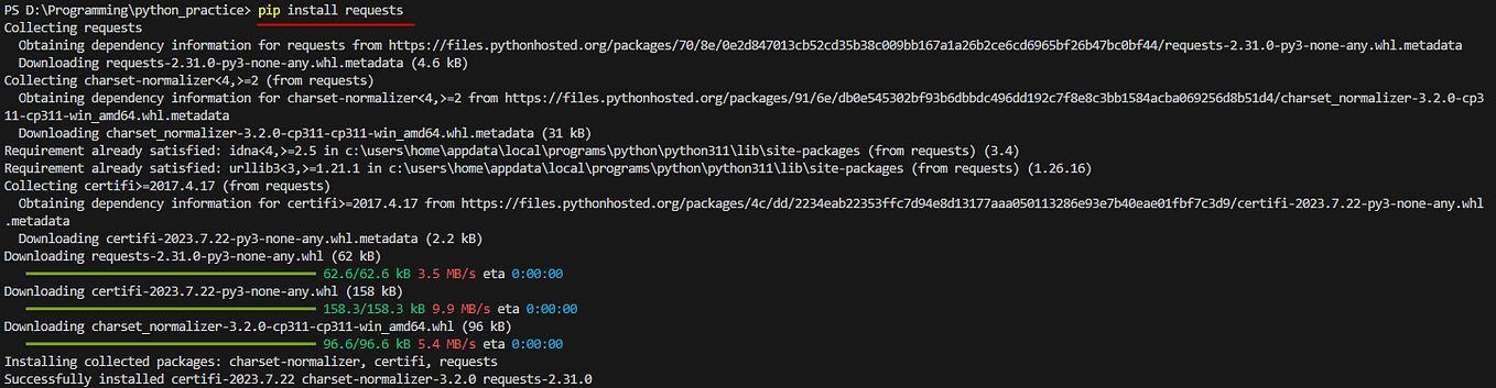 Set up a Python Environment -Part2 | by Santosh Panigrahy | Medium