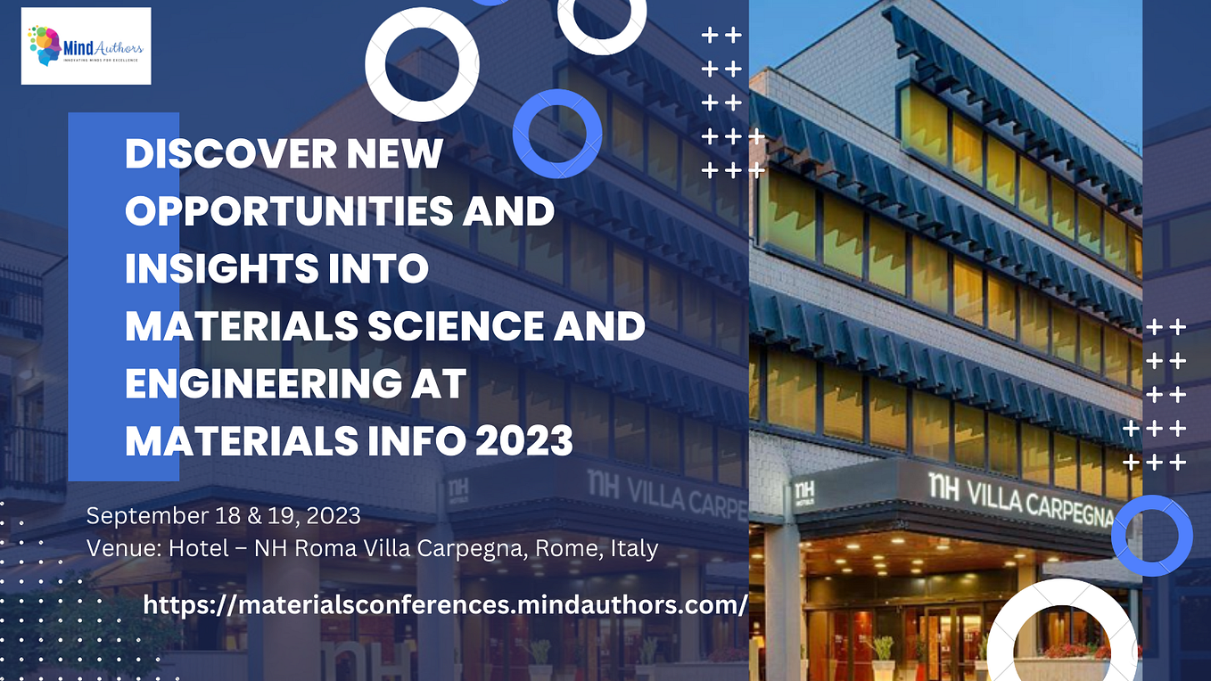 Materials Info 2023 6th World Congress on Materials Science and