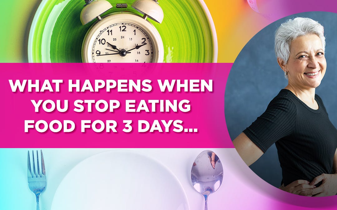 What Happens When You STOP Eating Food for 3 Days…
