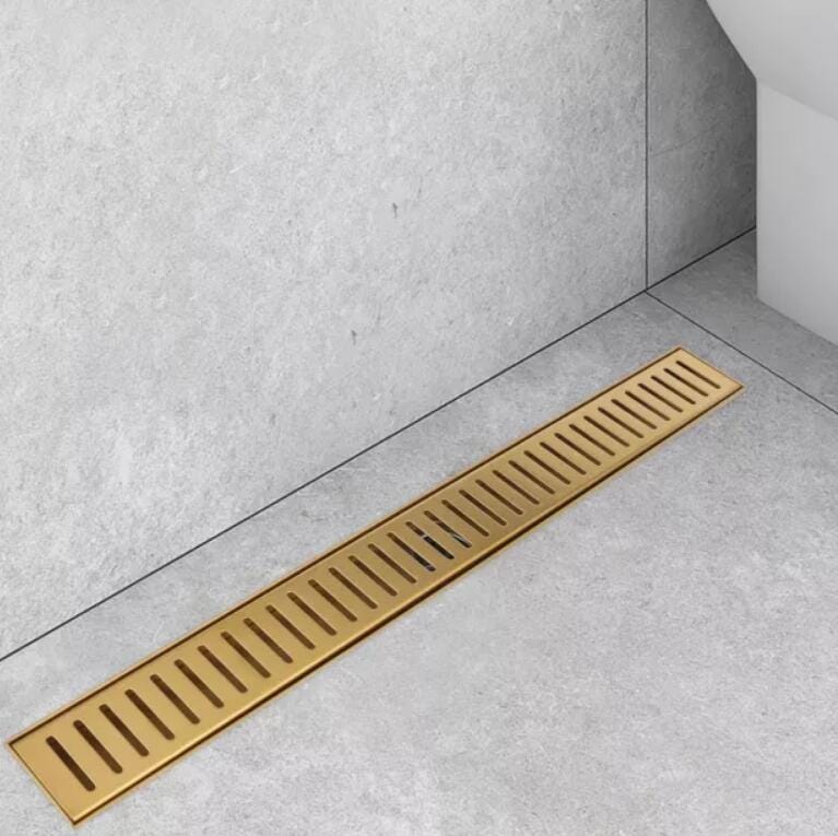2024 Trend: Gold Linear Shower Drains Style Meets Functionality | by YZDRAIN | Jun, 2024 | Medium