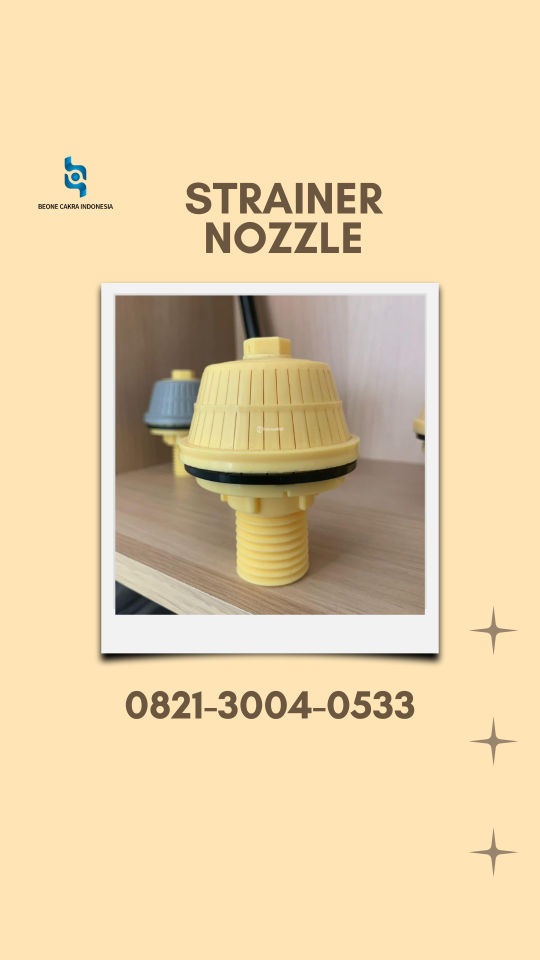 PROMO TEEJET NOZZLE STRAINER 50 MESH SCREEN PT. HEFRAM SASTRA INDONESIA by Jual Strainer