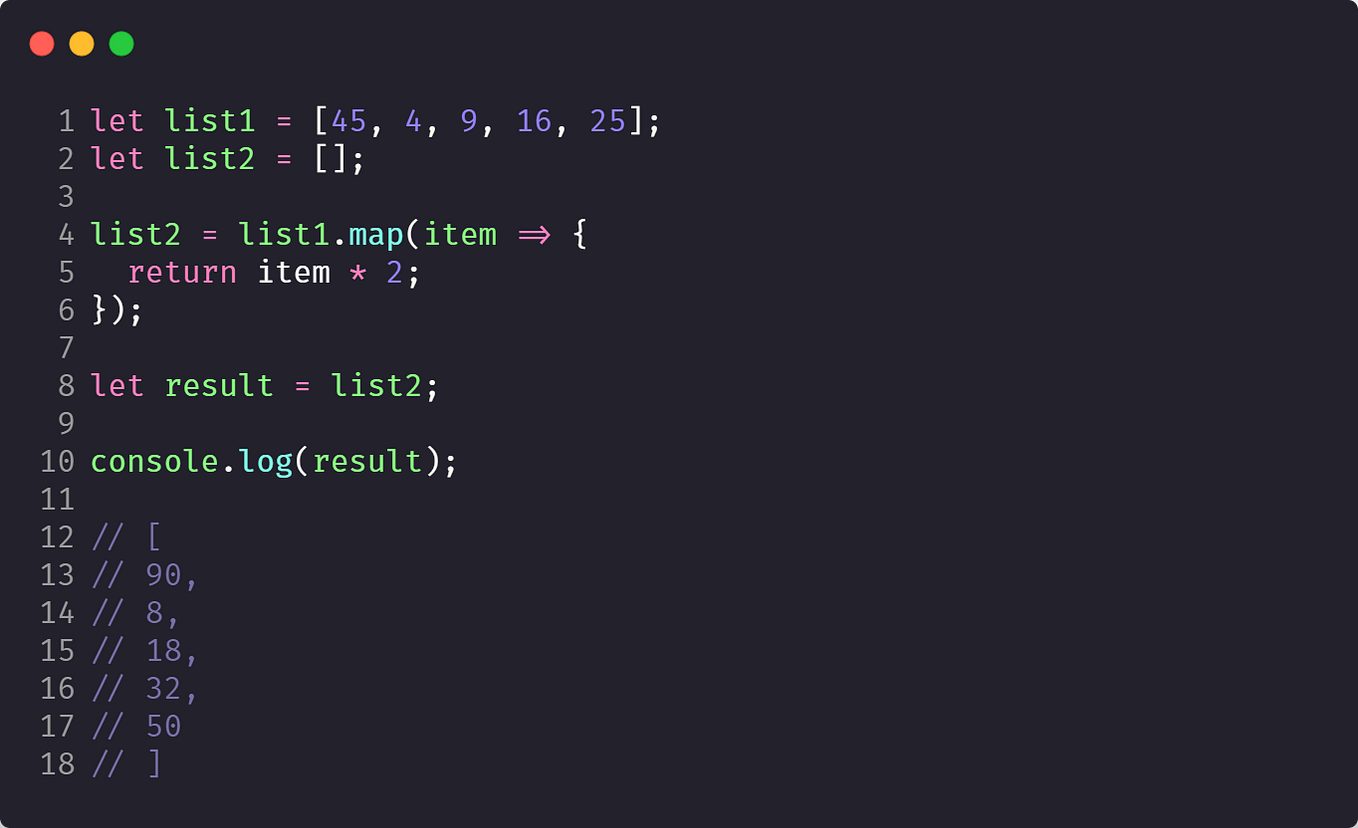 Métodos simples para manipulação de Arrays | JavaScript | by Vinícius ...