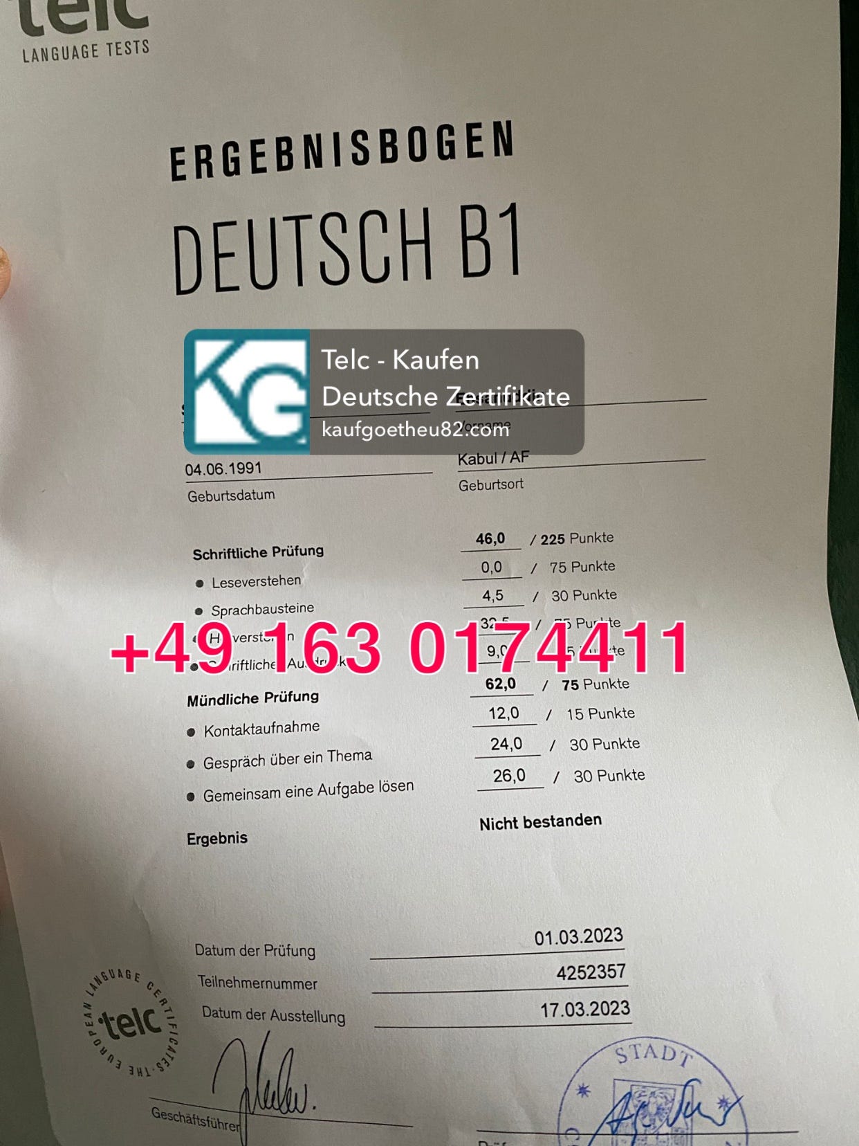 Möchten Sie ein Deutsch oder Europasprachenzertifikat erwerben, z. B. GoetheZertifikat, Telc