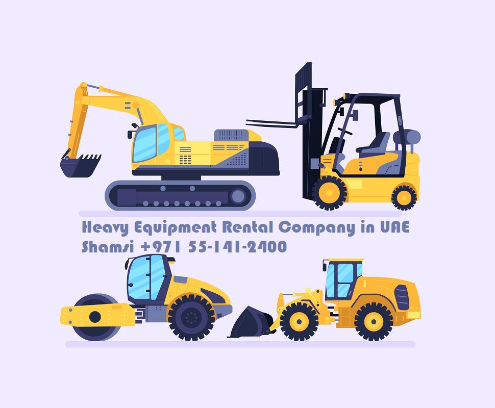 Top 10 Construction Equipment Rental Companies in UAE. by